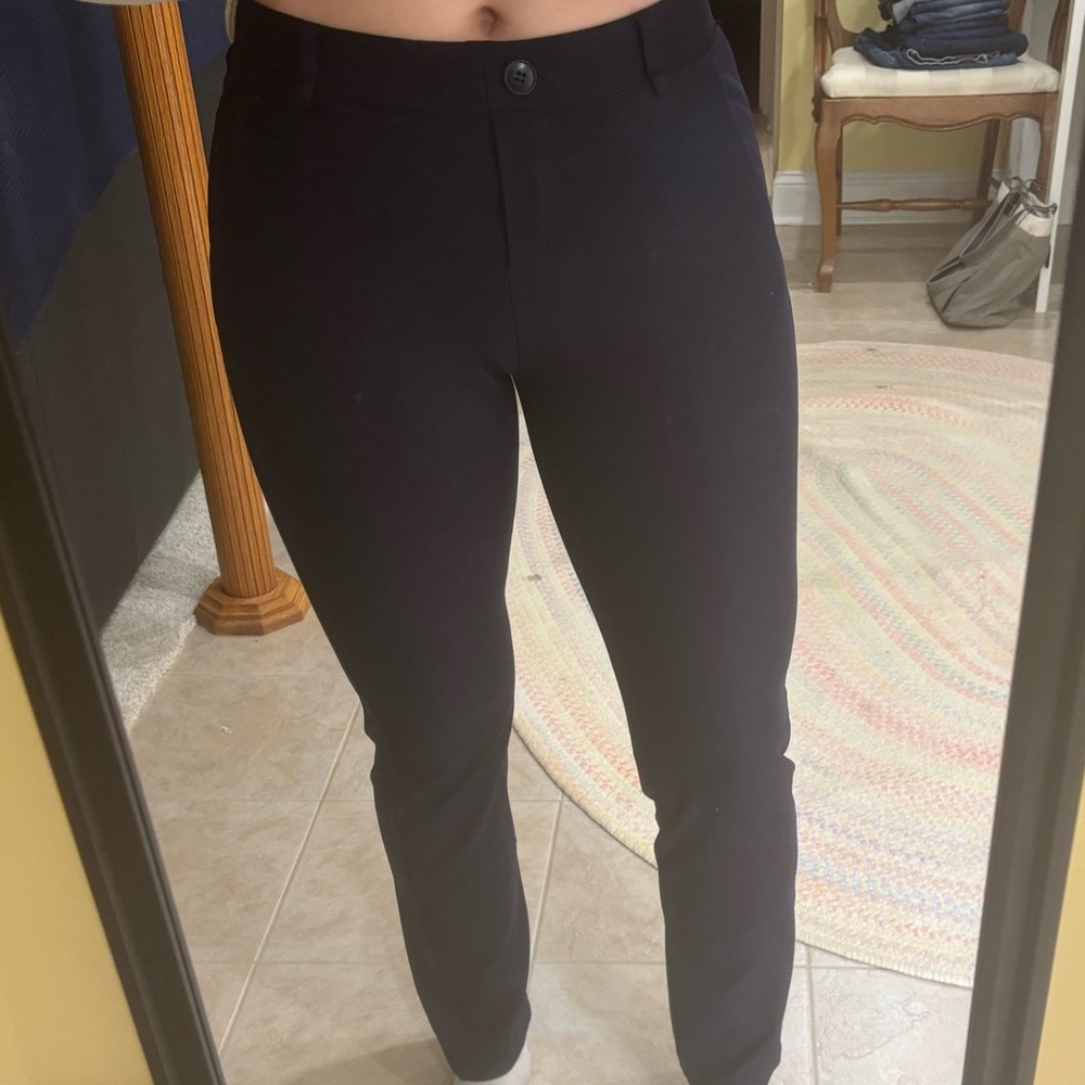 Tapata women’s navy blue stretchy dress pant